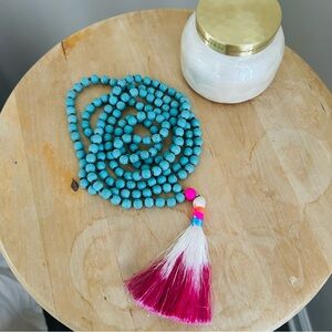 Long Turquoise Meditation Mala Beads
